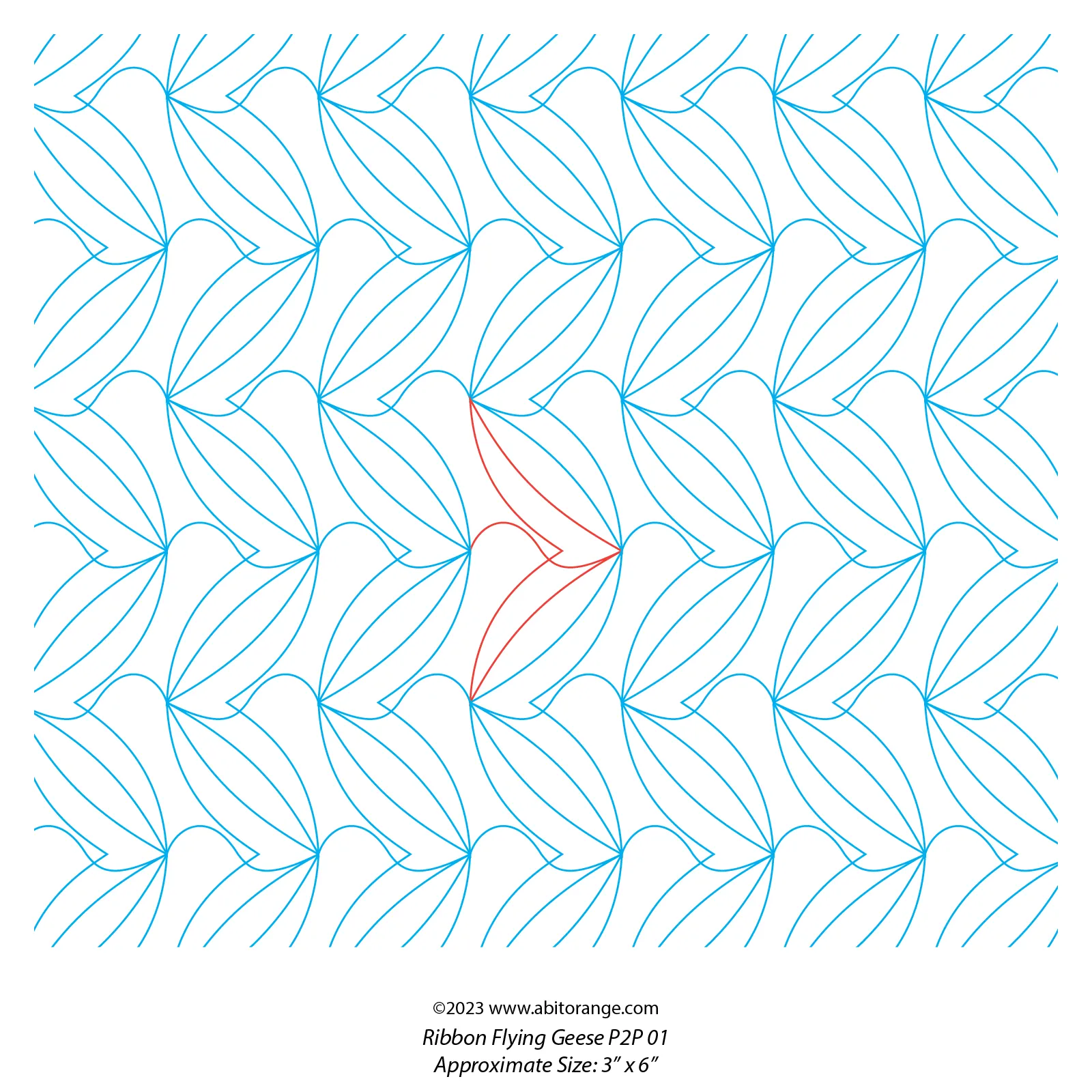 Ribbon Flying Geese P2P 01