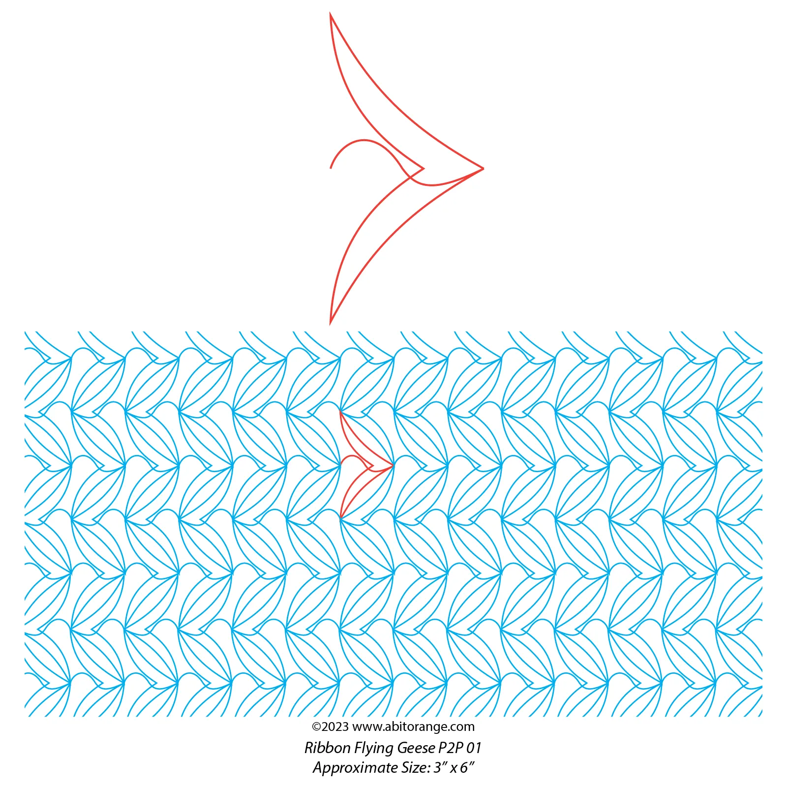 Ribbon Flying Geese P2P 01