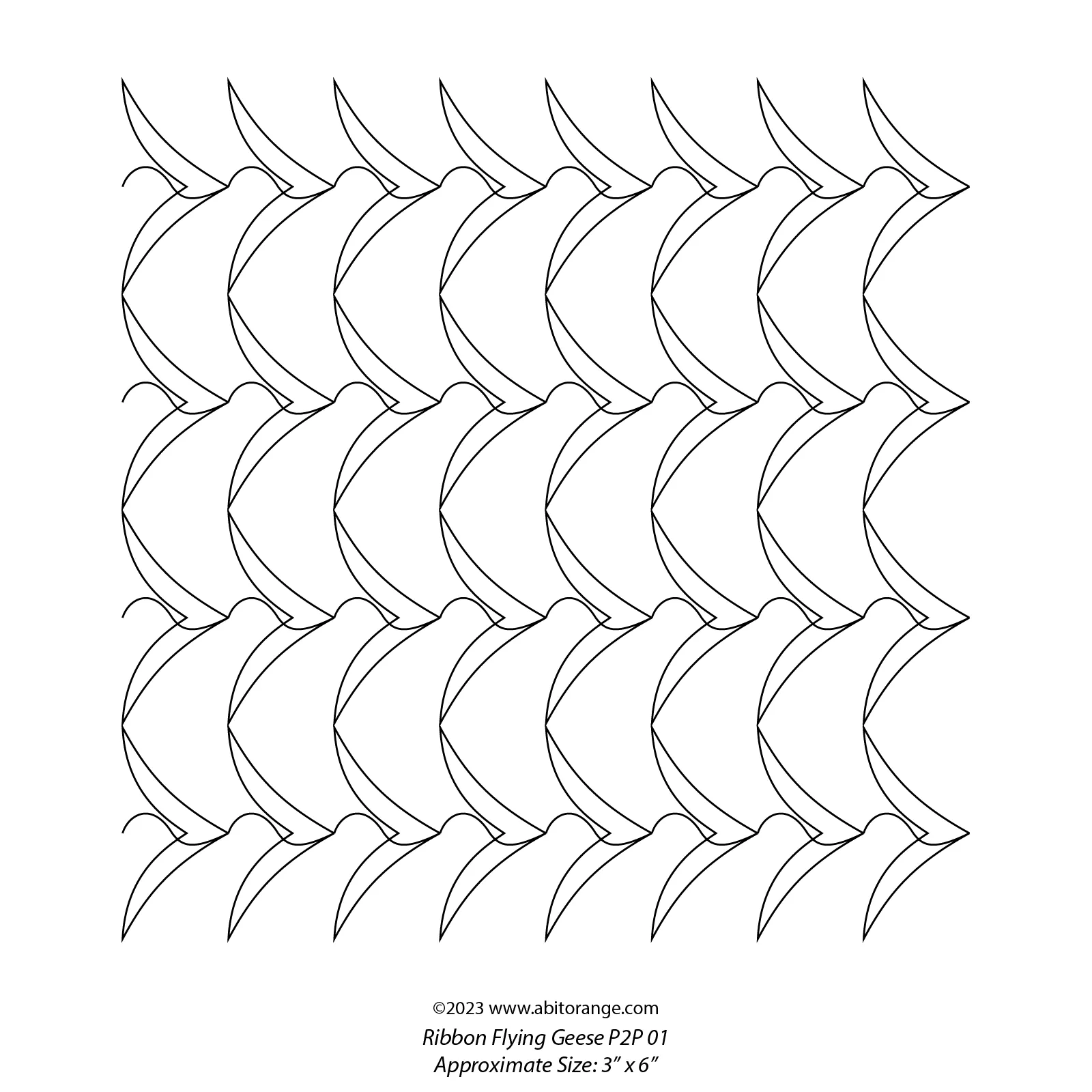 Ribbon Flying Geese P2P 01