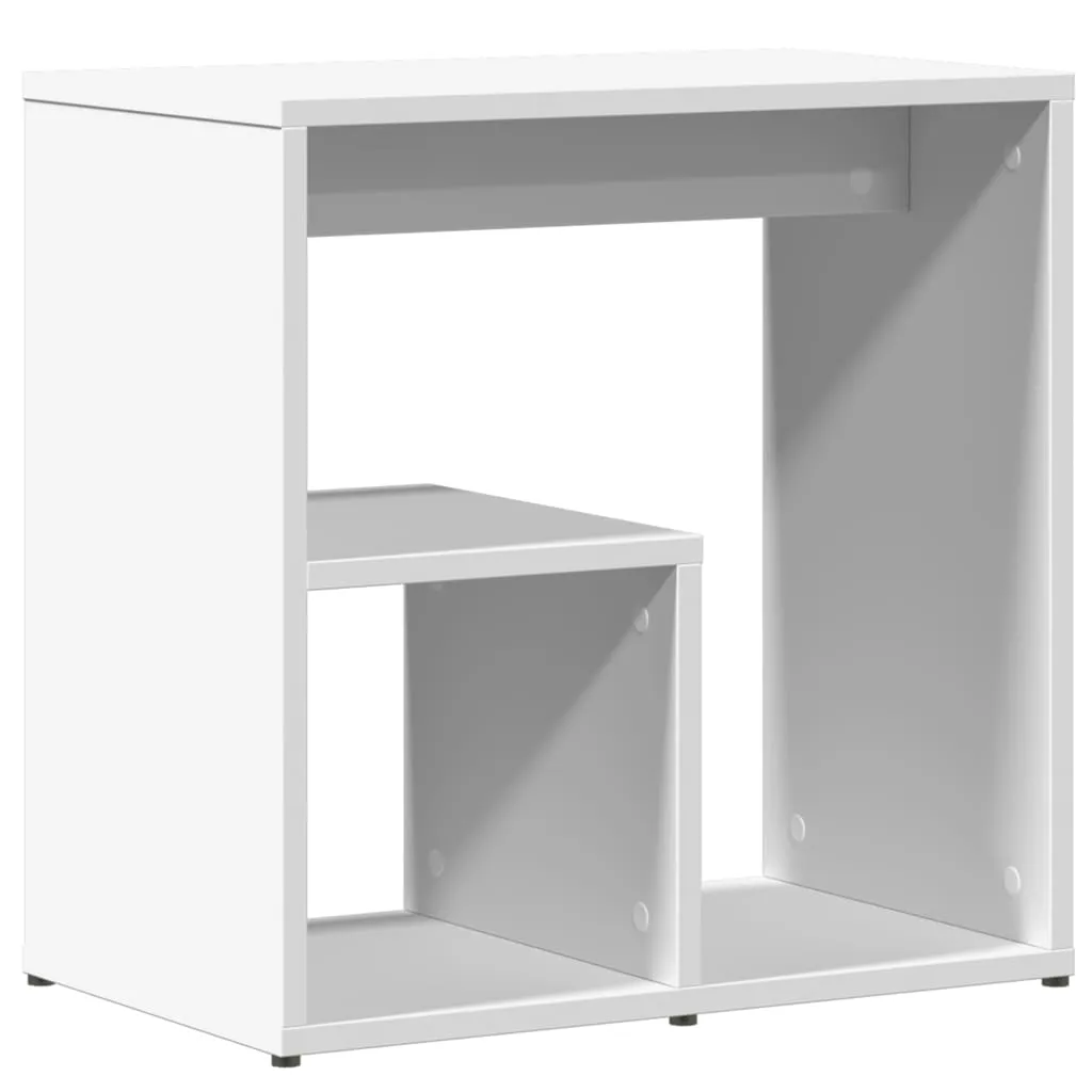 Side Tables 2 pcs White 50x30x50 cm Engineered Wood