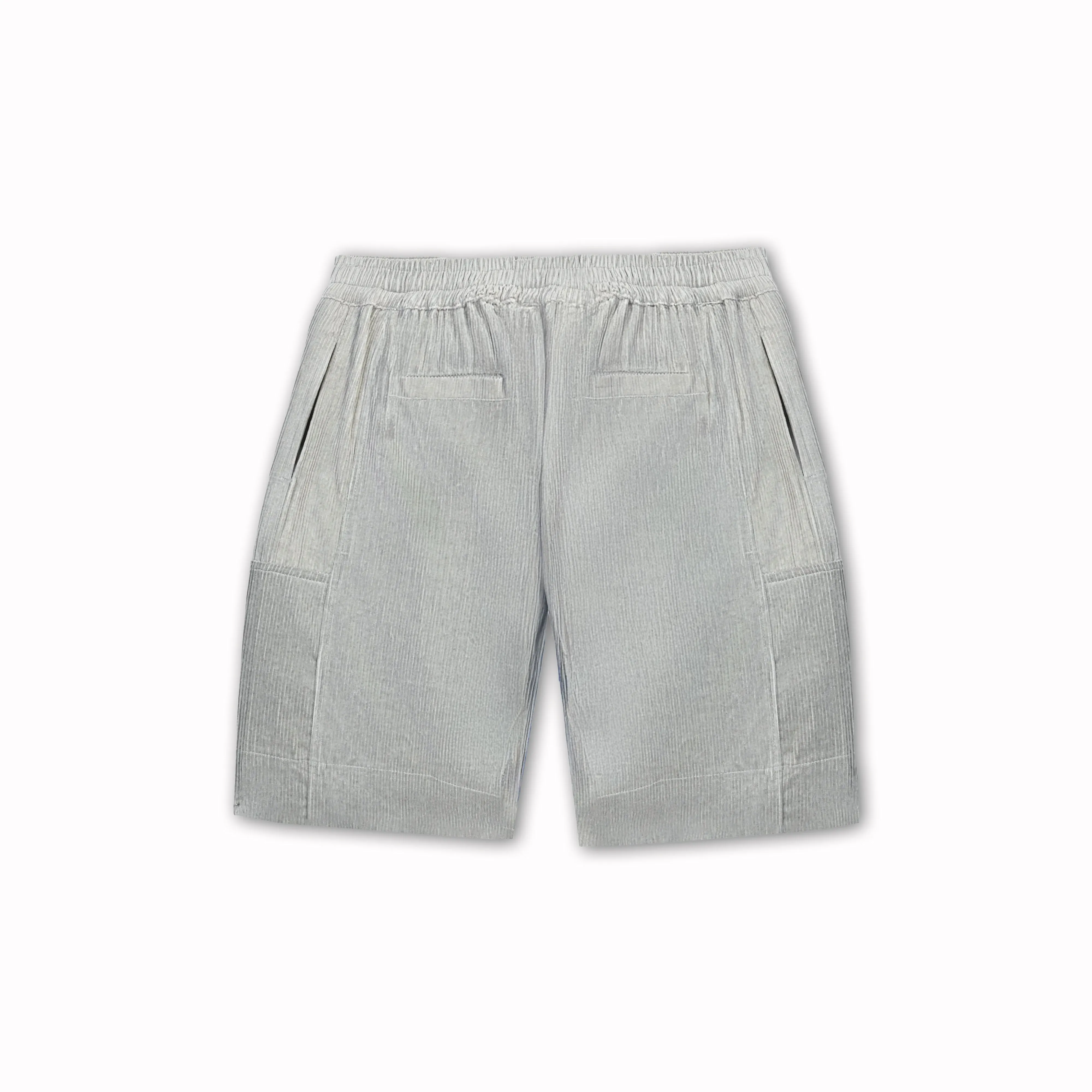 SUPERKICKS | CORDUROY SHORTS { SLATE GREY