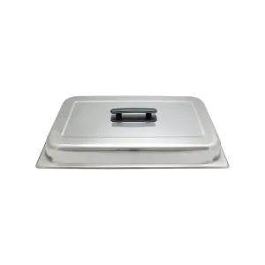 Thunder Group SLRCF112 21-1/8" x 13-1/8" x 4", Dome Cover, Stainless Steel with Plastic Handle