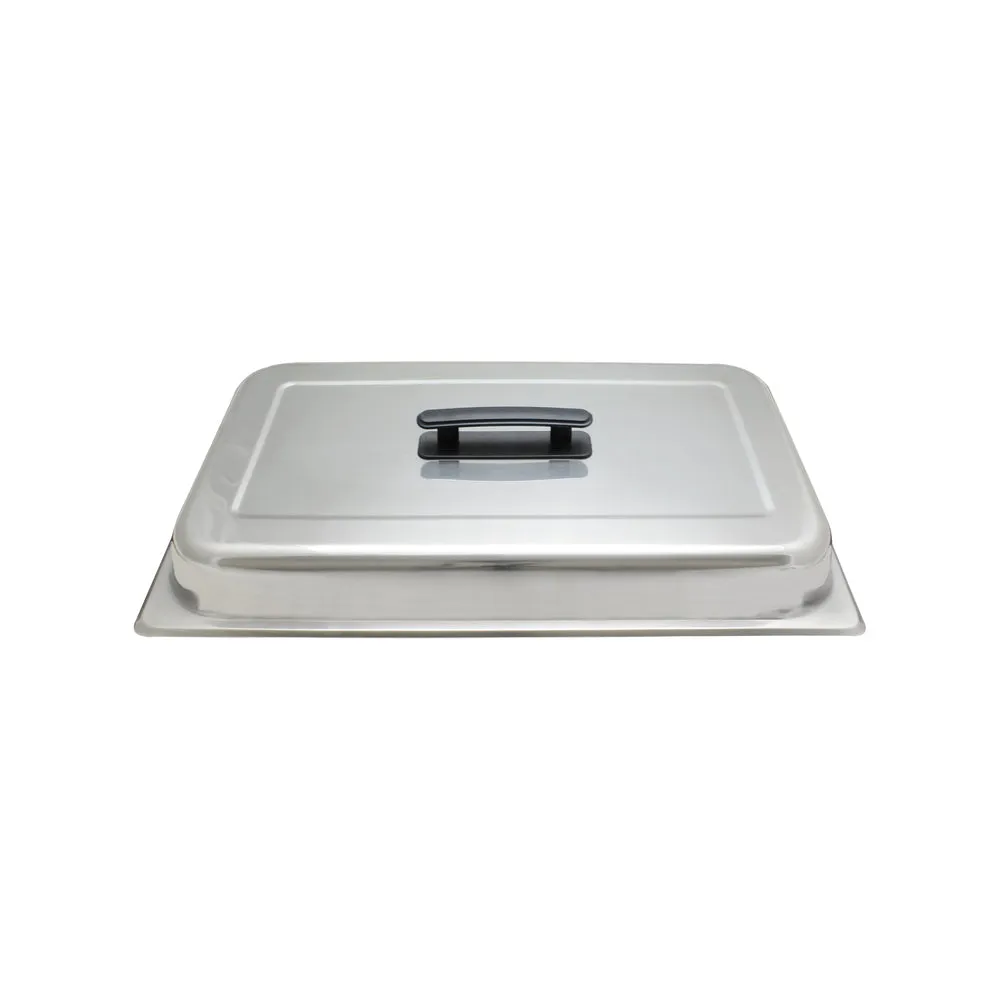 Thunder Group SLRCF112 21-1/8" x 13-1/8" x 4", Dome Cover, Stainless Steel with Plastic Handle