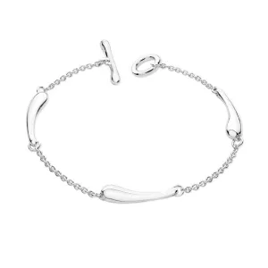 Triple Drip Bracelet in Sterling Silver