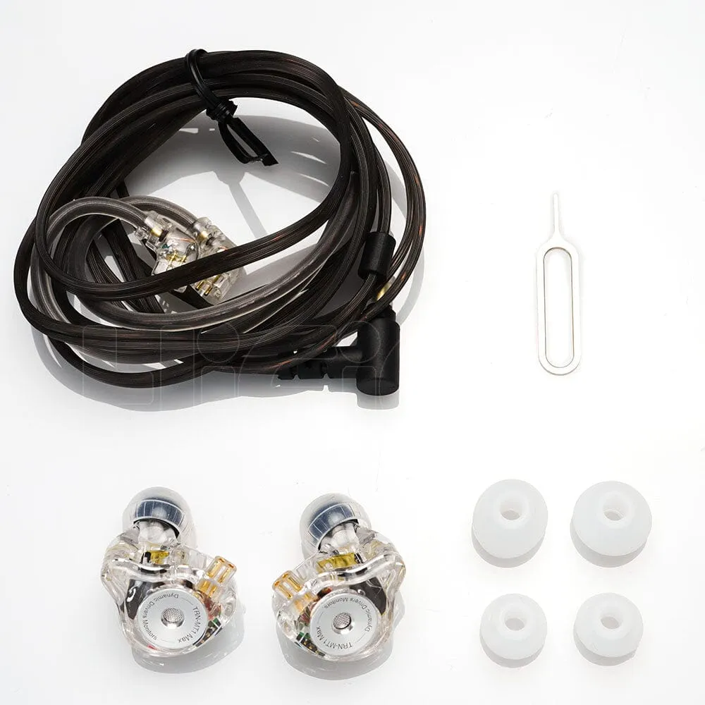 TRN MT1 MAX 10mm Dual Magnet Dynamic Driver In-Ear Monitors