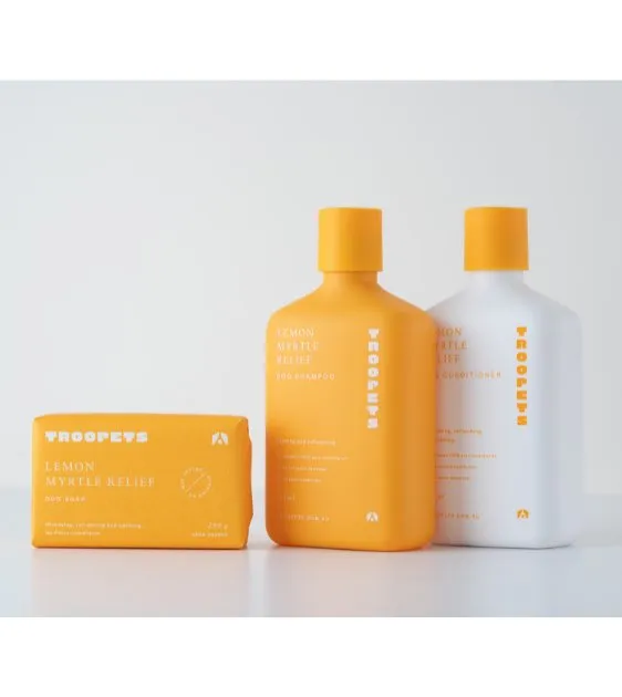 Troopets Essential Oil Dog Conditioner (Lemon Myrtle Relief)