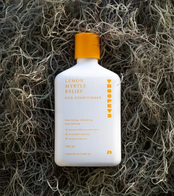 Troopets Essential Oil Dog Conditioner (Lemon Myrtle Relief)