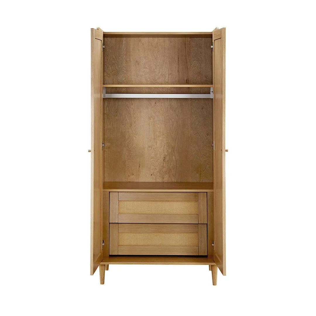 Tutti Bambini Japandi Wardrobe - Light Oak